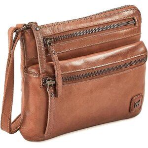 Small Crossbody Sling Bag Real Leather Purse for Women Crossover Trendy Shoulder